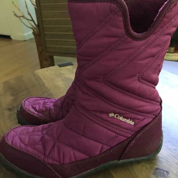 Columbia Girls Snow ⛄️ Boots size 3Y - Picture 4 of 7